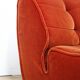 Vintage velvet armchair, 1970