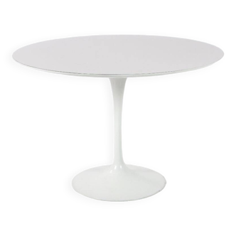 Table à manger tulipe en bois par Eero Saarinen pour Knoll International 1970