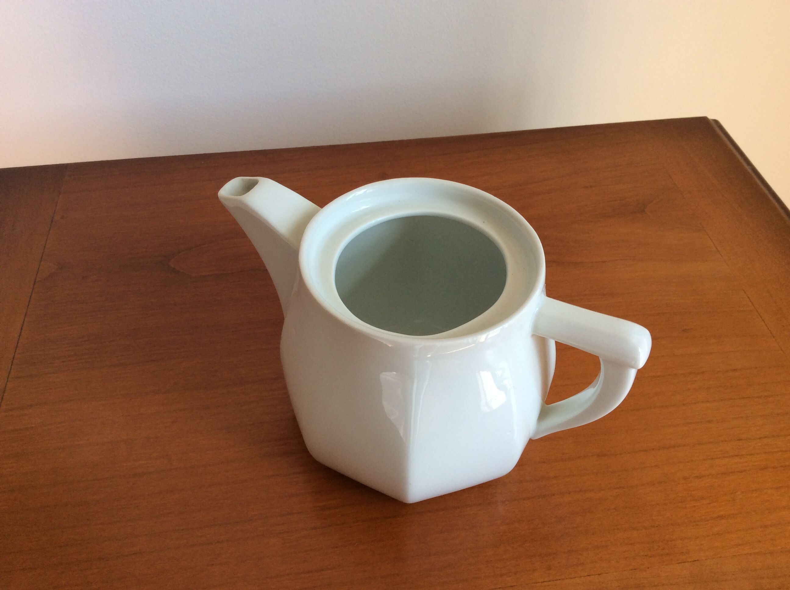 Aluminite Frugier Limoges Limoges Fire Porcelain Teapot