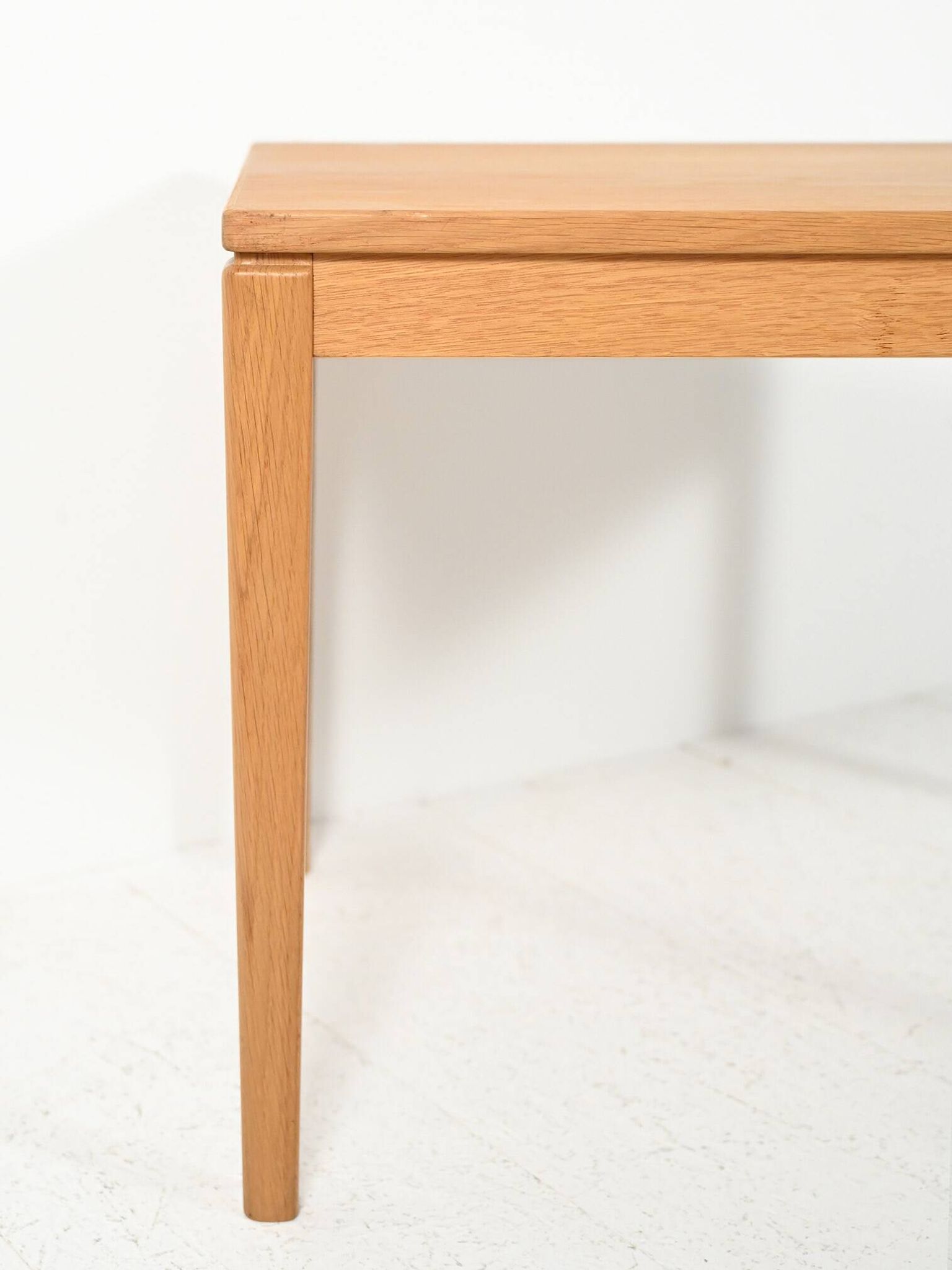 Table basse en hêtre scandinave des années 1950-60