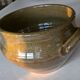 Bowl of varnished sandstone