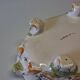 Superb vegetable dish/soup tureen in ceramic and its serving platter in very good condition.