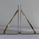 Pair of bookends, tennis racket.
