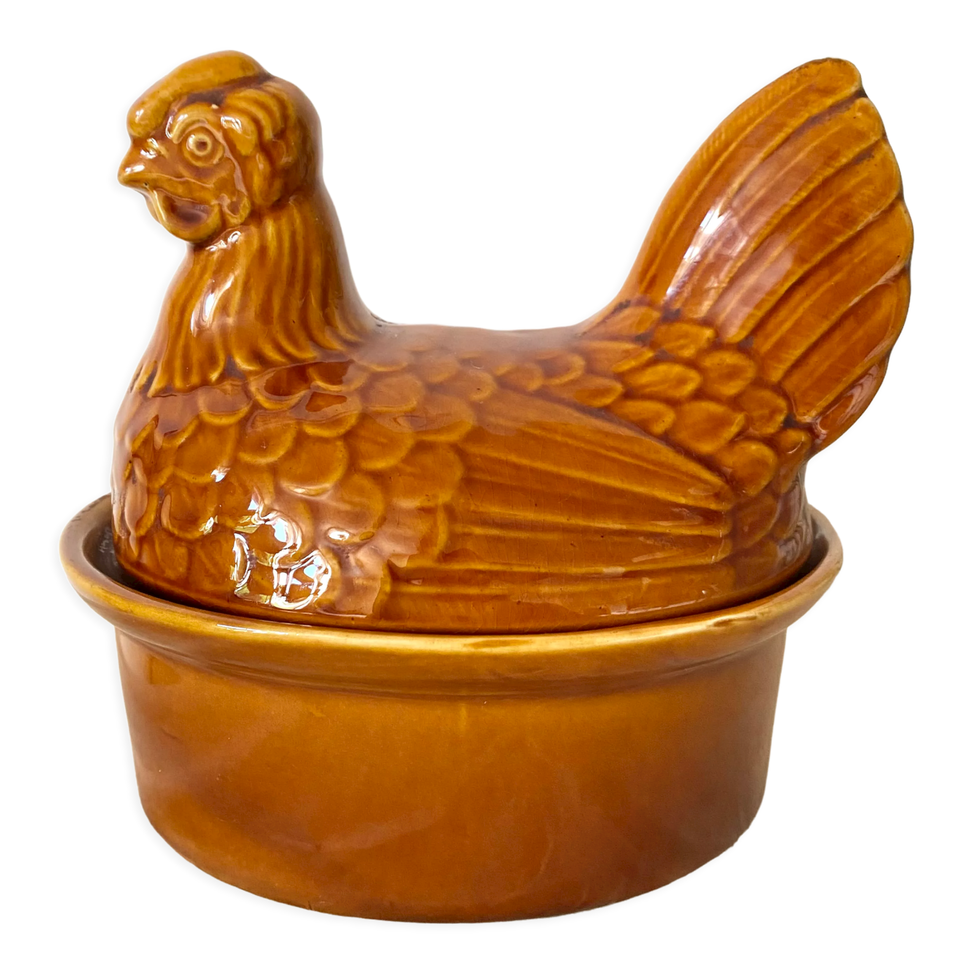 Ceramic terrine hen Geo