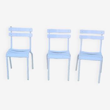 Set of 3 Tolix chairs