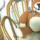 Vintage bamboo armchair