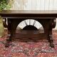 Louis Philippe console in teak from the 1950s - Indonesian craftsmanship.
