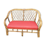 Rattan bench