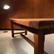 Old farmhouse table in solid oak