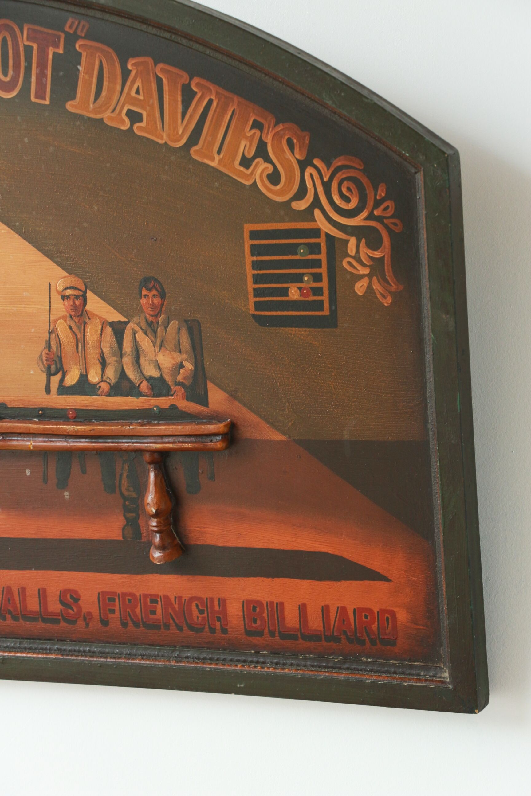 Tableau Country Corner "Fried Sureshot Davies" - Bar Billiard