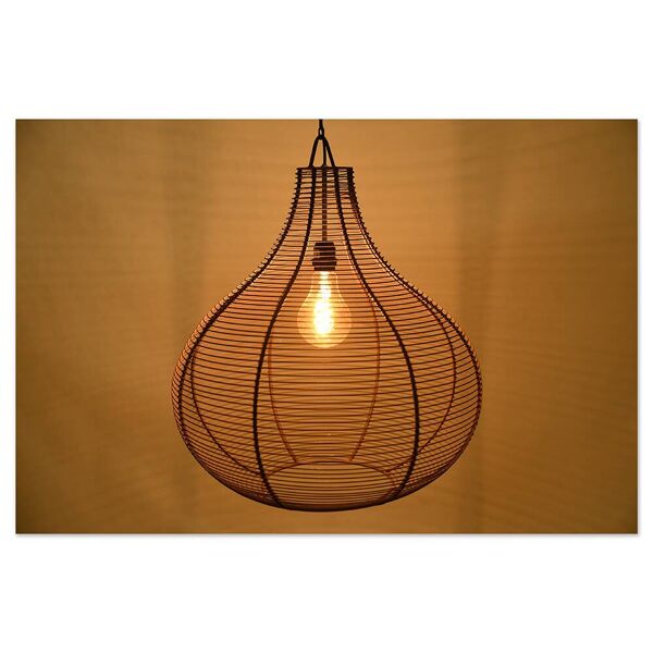 Lustre industriel transformé