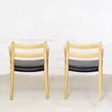 2x fauteuil Niels O. Møller modèle 67