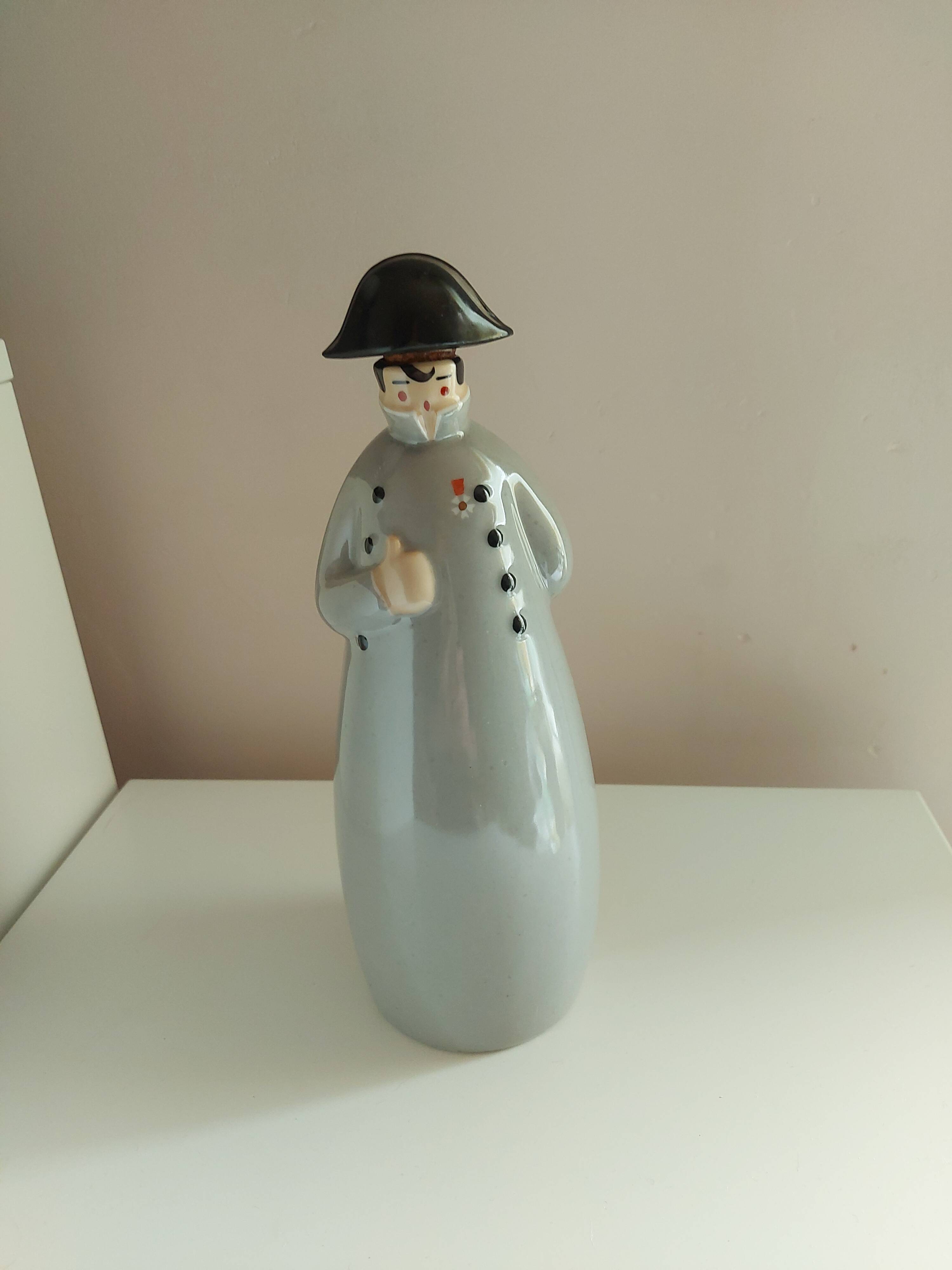 Ceramic bottle, robj, napoleon