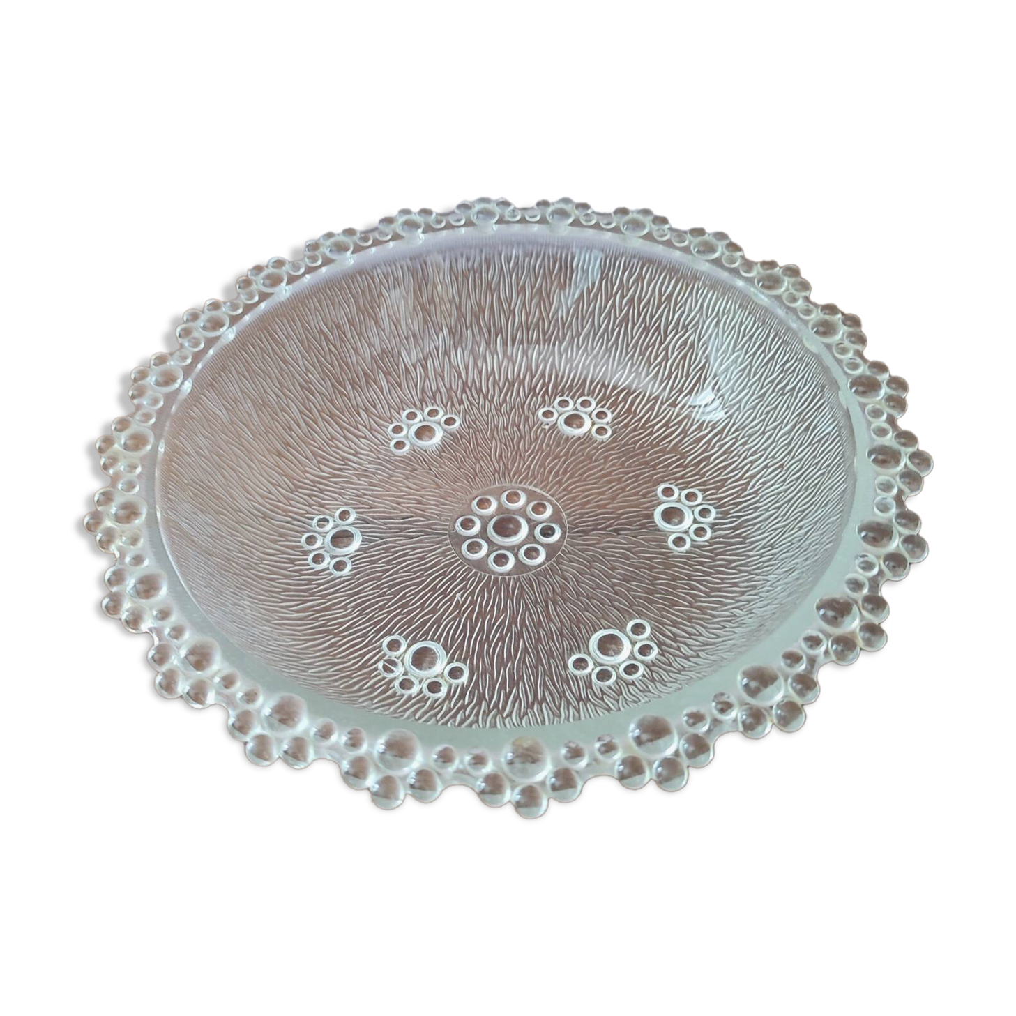 Masserini Barocco glass salad bowl