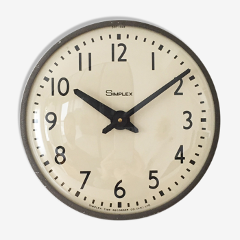 Simplex factory clock watch