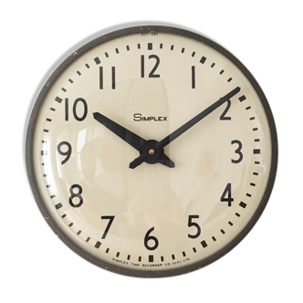 Simplex factory clock watch