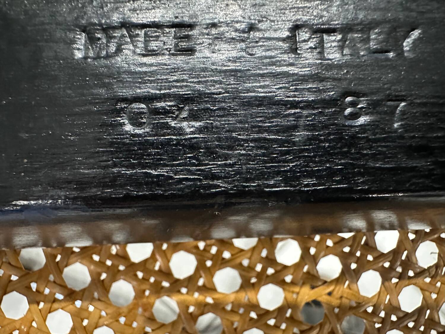 Set of 3 Cesca B32 chairs by Marcel Breuer, 1984.