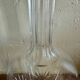 Antique molded glass carafe