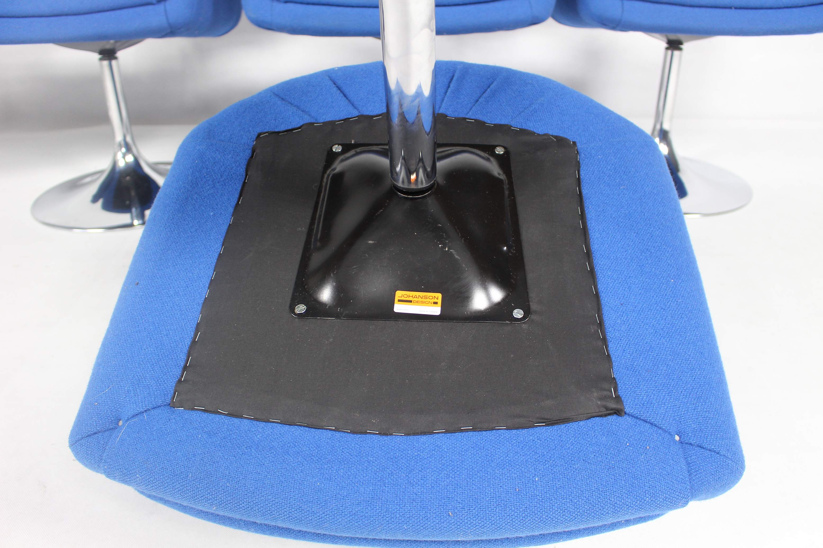 Set of 5 Vintage Largo Swivel Chairs Borje Johanson from Johanson Design