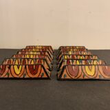 12 carries polychrome ceramic knives