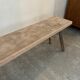 Small wooden bench