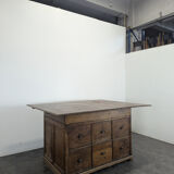 Meuble de métier en chêne