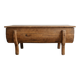 Pétrin ancien en bois massif
