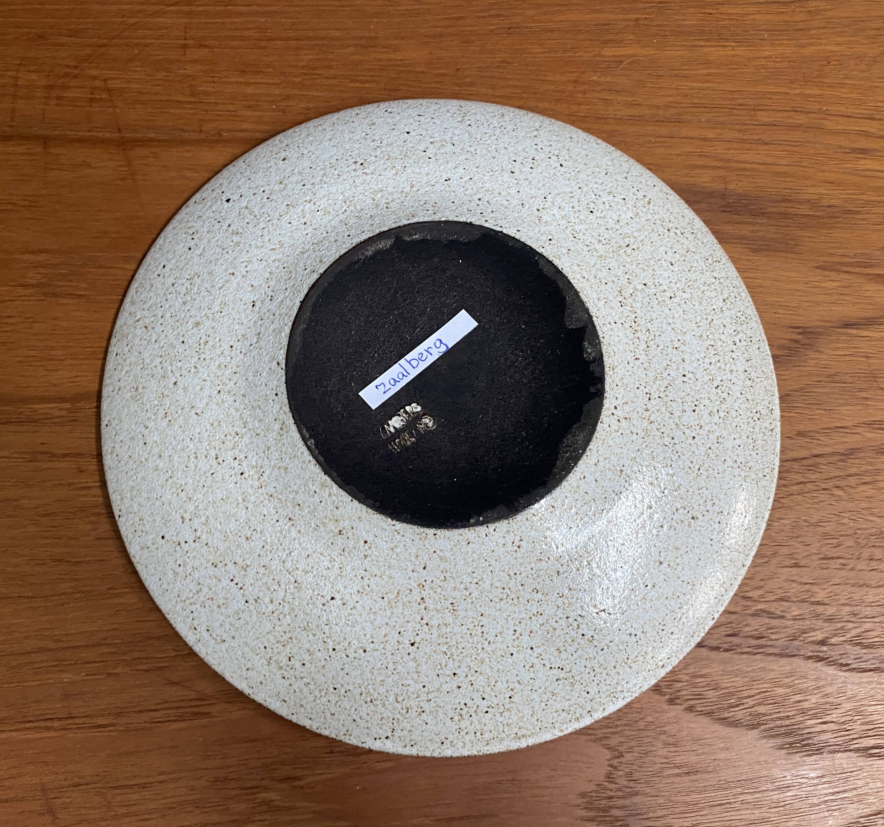Ceramic serving tray by Zaalberg 1960s