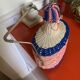Large Scoubidou water bottle with golden handle