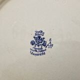 Important Delfts Blauw Chemkefa earthenware dish, Maastricht