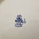 Important Delfts Blauw Chemkefa earthenware dish, Maastricht