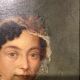 Portrait of a woman with a veil, 19th century.