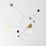 Modernist brass mobile 100x95cm