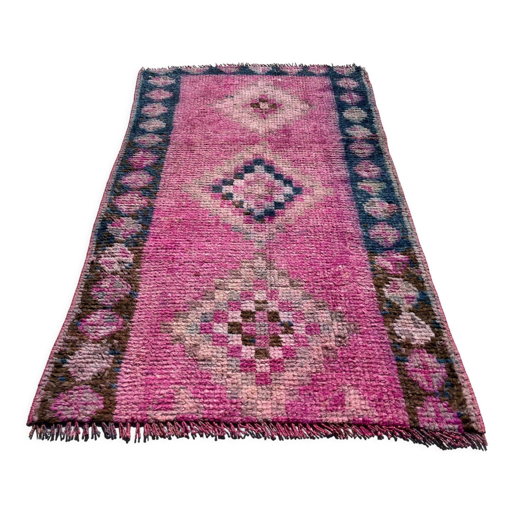 Vintage Kurdish Herki Rug , 142 x 80 cm