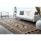 1970s Vintage Turkish Oushak Handmade Wool Cotton Brown Area Rug 85x317