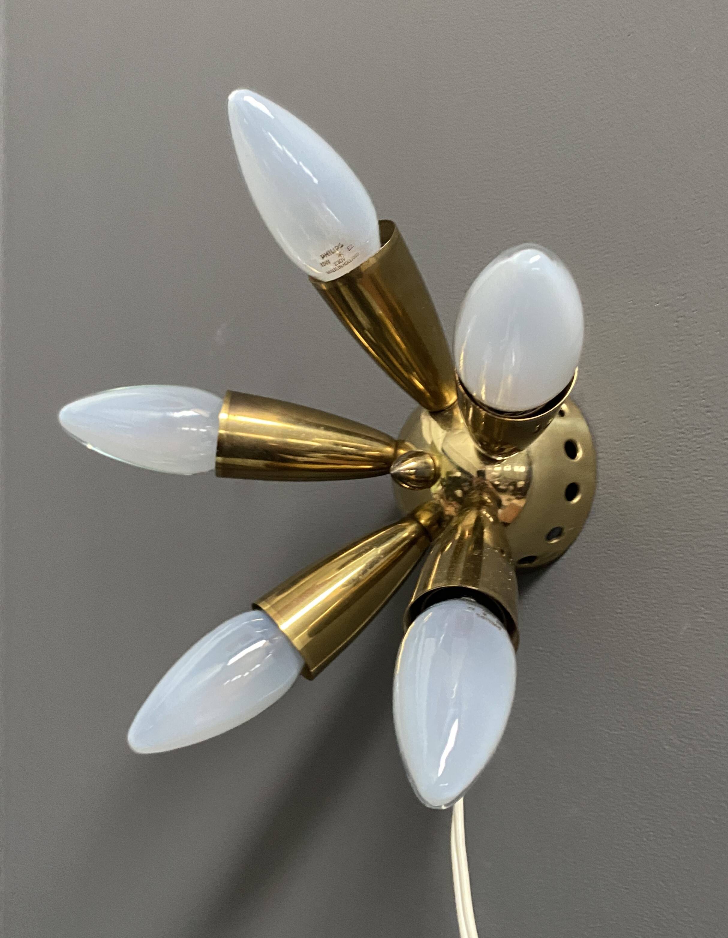 Wolfgang Tumpel ceiling / wall lamp 1960s