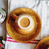 Set of 2 Faïence de Quimper chocolate cups