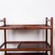Danish Rosewood Serving Trolley, 3 Tier by Johannes Andersen for Silkeborg 196