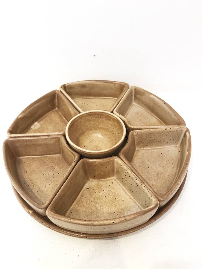 Stoneware aperitif service, 1970