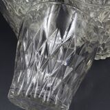 Set of 7 vintage Vereco glasses with diamond tips - around 1960