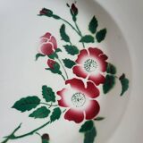 Large round serving platter sarreguemines, epernay model