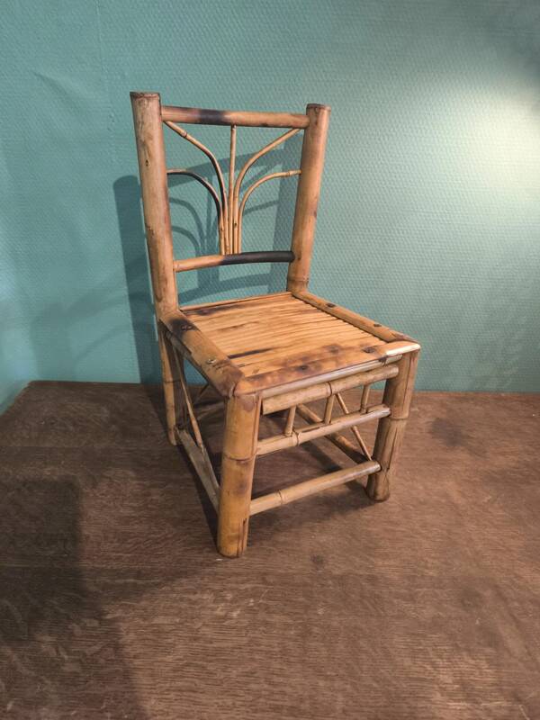 Small bamboo chair