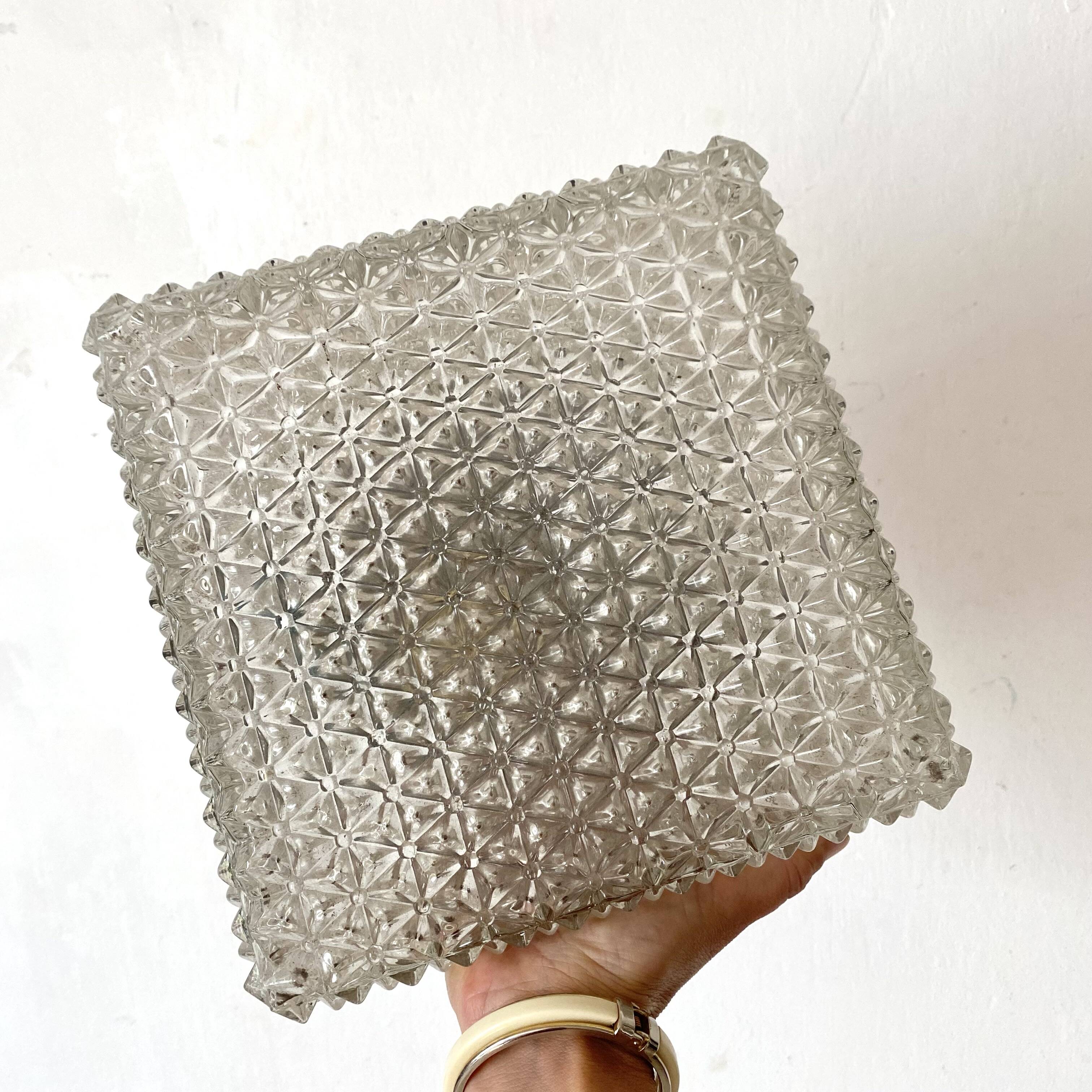 Square ceiling light from the 70s