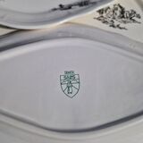 Salins earthenware table service model Chantal, 55 pieces.