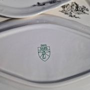Salins earthenware table service model Chantal, 55 pieces.