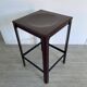 4 rare Matteo Grassi Warm Brown/Bordeaux Red Bark stools