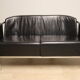 Vintage sofa in synthetic leather and chrome metal, 1970s