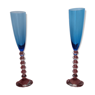 Baccarat champagne flutes