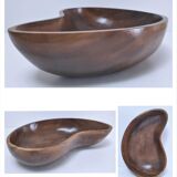 Monoxyl cut bean shape solid wood design