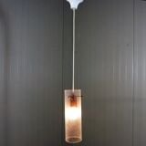 Lampe suspendue vintage en verre Kaiser Leuchten, années 1960